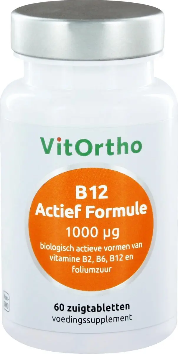 VitOrtho B12 Actief Formule 1000 µg Zuigtabs