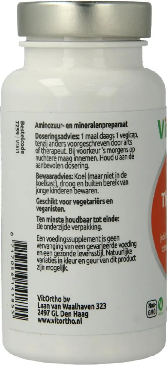 VitOrtho ThyroForm 60 Vegetarische Capsules