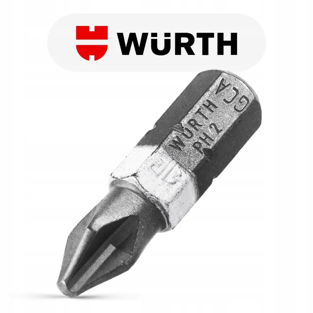 Würth PH2 Schroefbit 25mm - Beton