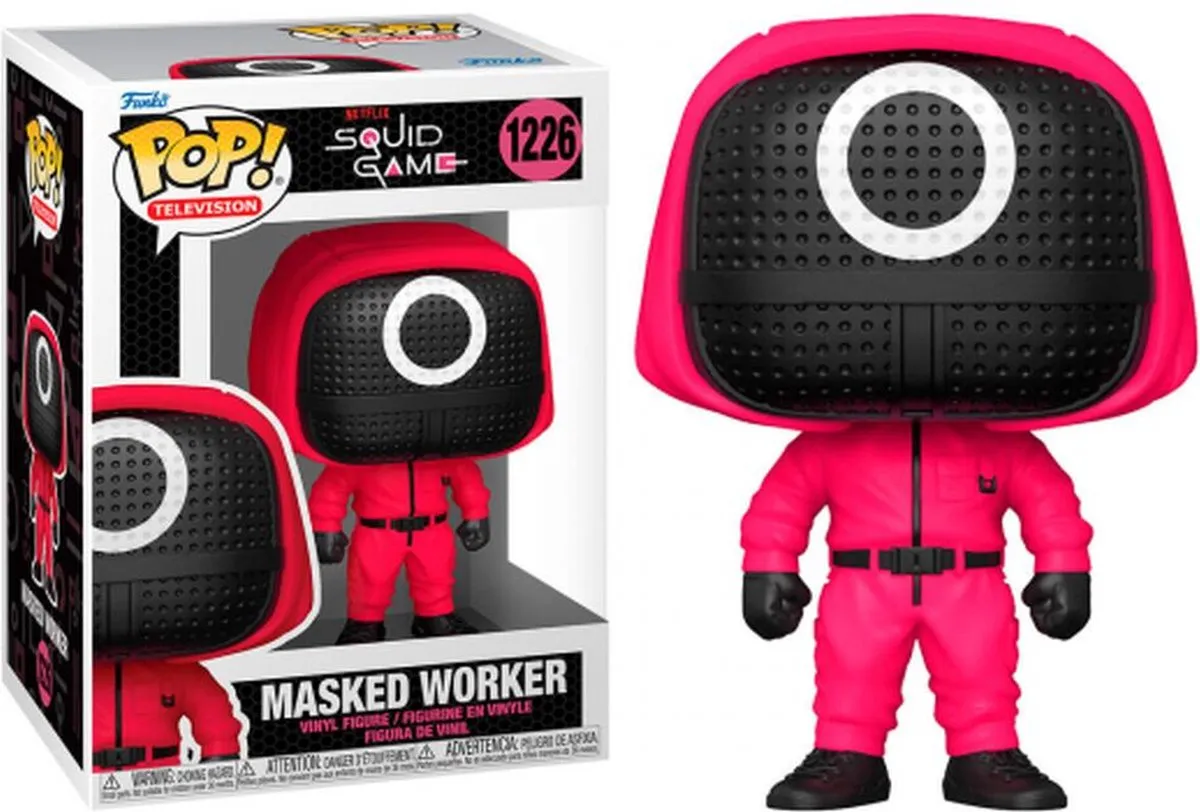 Funko POP! Squid Game Red Soldier Mask Verzamelfiguur - 9cm - Multicolor - afbeelding 6 van 6