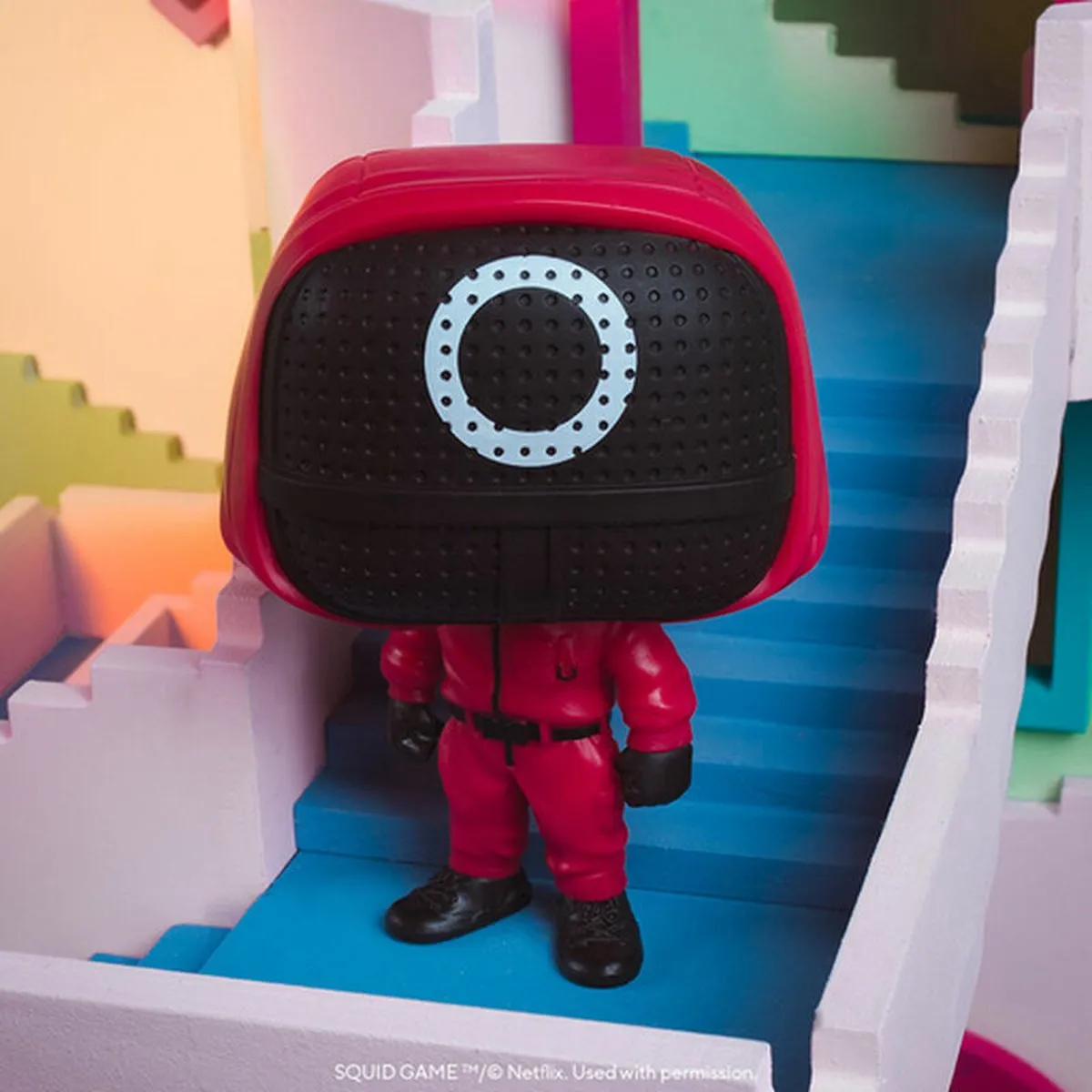 Funko POP! Squid Game Red Soldier Mask Verzamelfiguur - 9cm - Multicolor - afbeelding 3 van 6