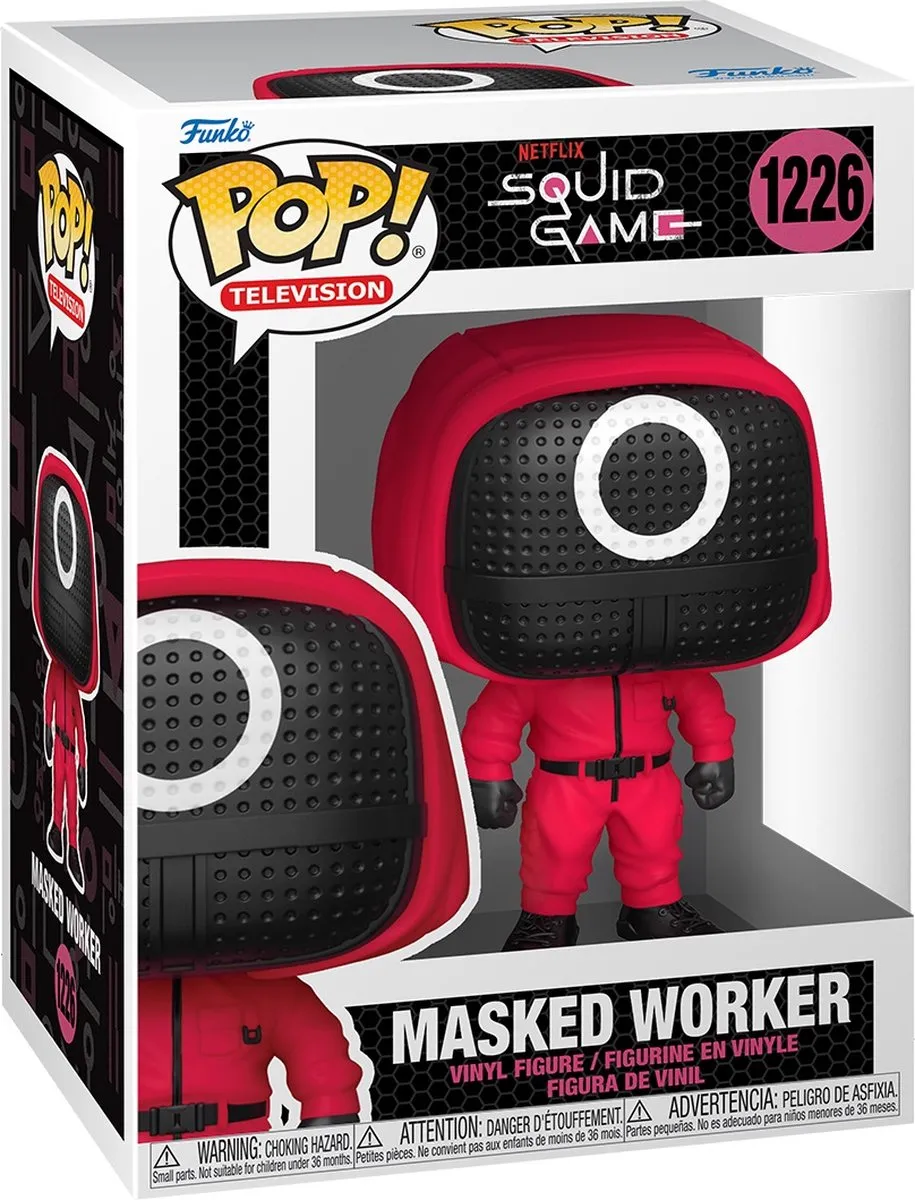 Funko POP! Squid Game Red Soldier Mask Verzamelfiguur - 9cm - Multicolor - afbeelding 2 van 6