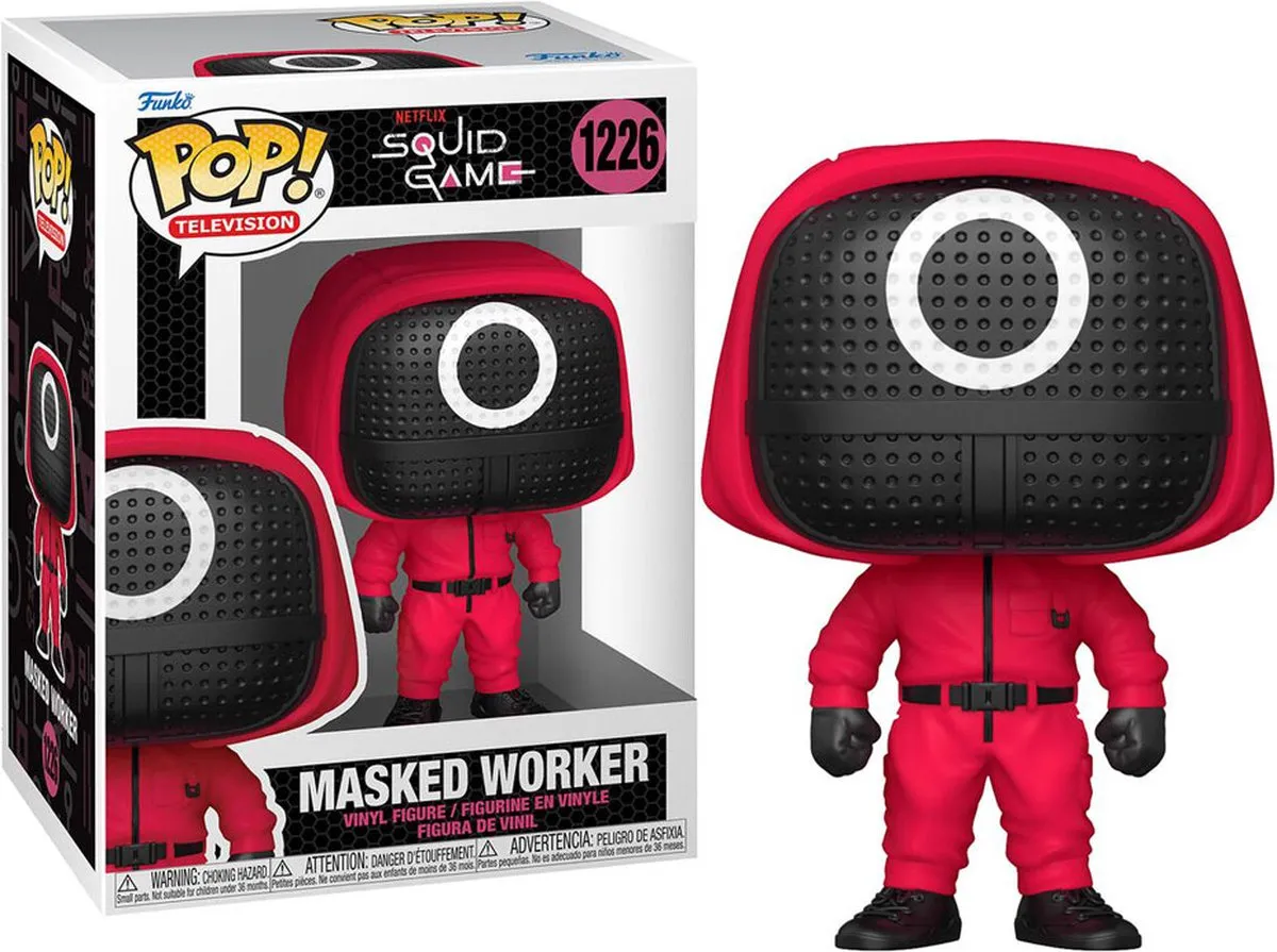 Funko POP! Squid Game Red Soldier Mask Verzamelfiguur - 9cm - Multicolor - afbeelding 5 van 6