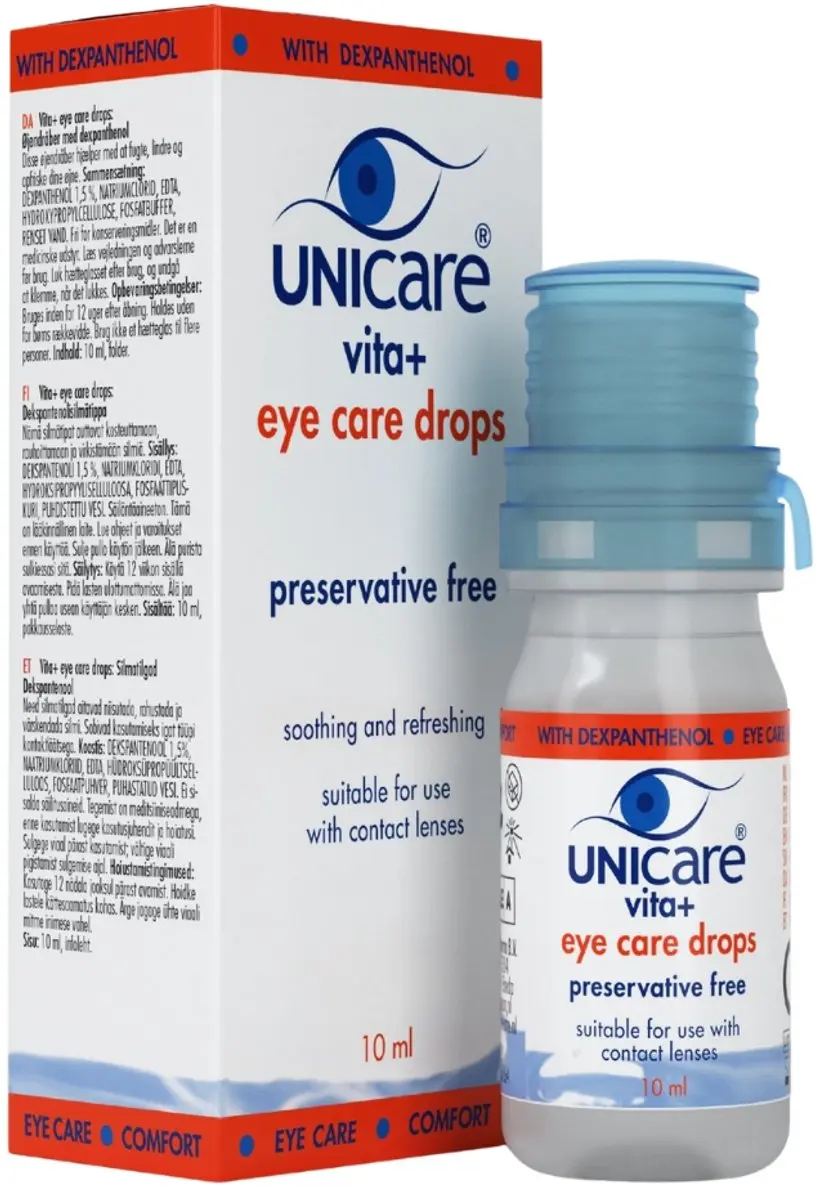 Unicare Vita+ Oogdruppels 10ml