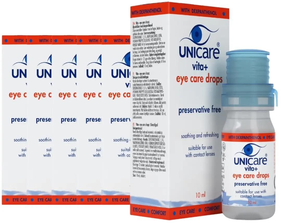 Unicare Vita+ Oogdruppels 60ml