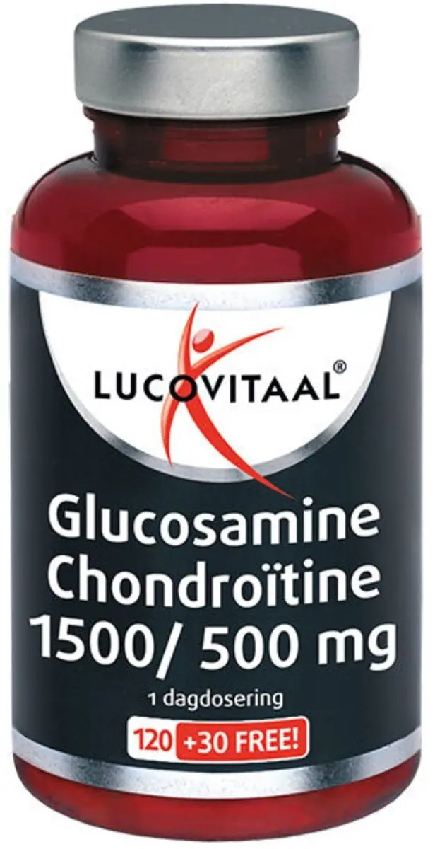 Lucovitaal Glucosamine Chondroïtine 1500/500mg 1800 Tabletten