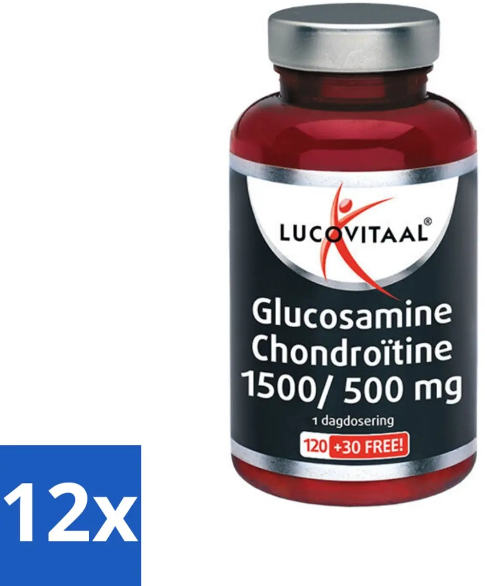 Lucovitaal Glucosamine Chondroïtine 1500/500mg 1800 Tabletten