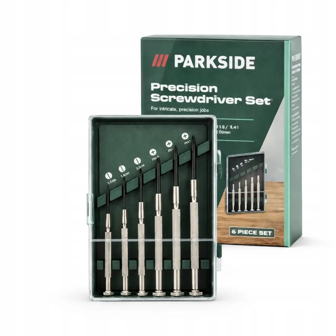 Parkside Precisie Schroevendraaierset 6-delig
