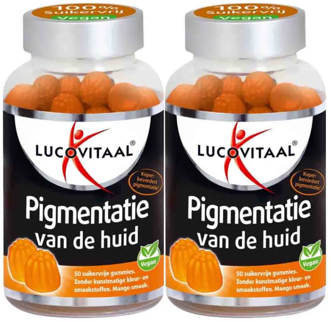 Lucovitaal Huidpigmentatie Gummies 100g - 2x50 Stuks