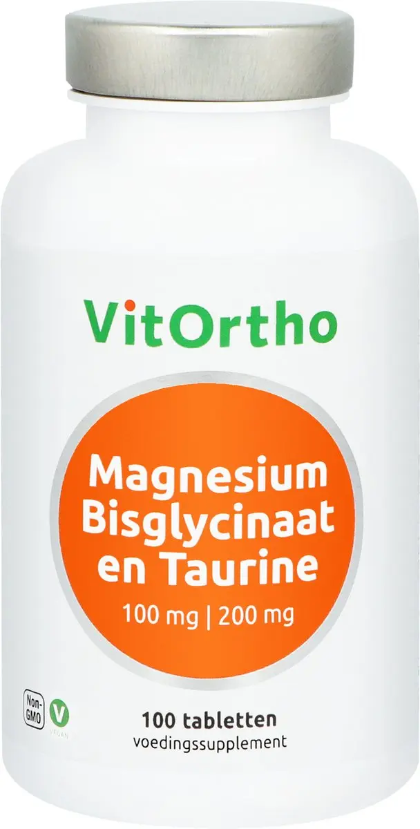 VitOrtho Magnesium Bisglycinaat & Taurine 100mg