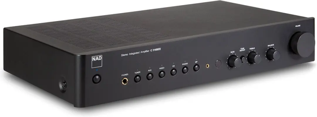 NAD C 316BEE V2 Geïntegreerde Versterker 2x40W - Zwart