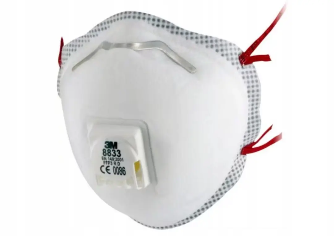 3M Stofmasker FFP3 8833 - Wit