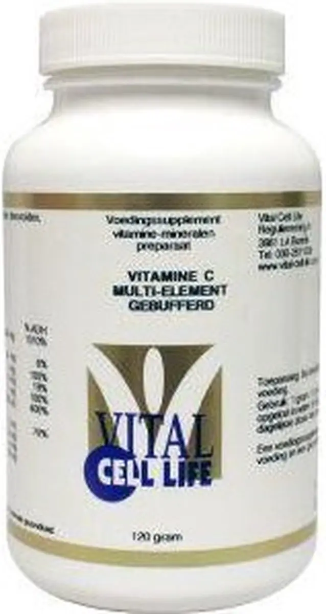 Vital Cell Life Vit C Gebufferd 120 Stuks