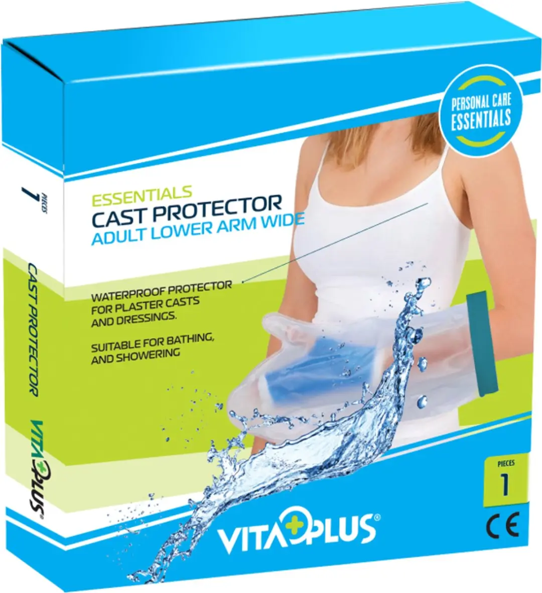 Vitaplus Essentials Cast Protector Onderarm Breed