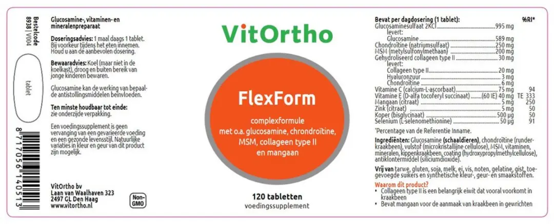 VitOrtho FlexForm 120 Tabletten