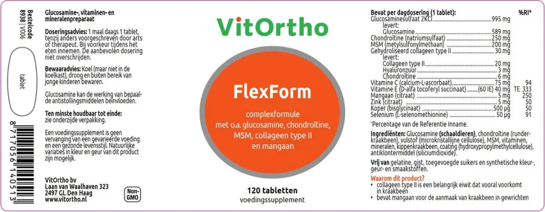 VitOrtho FlexForm 120 Tabletten