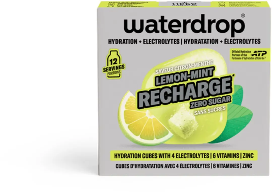 Waterdrop Microlyte Lemon-Mint Hydratatieblokken - 12 Stuks