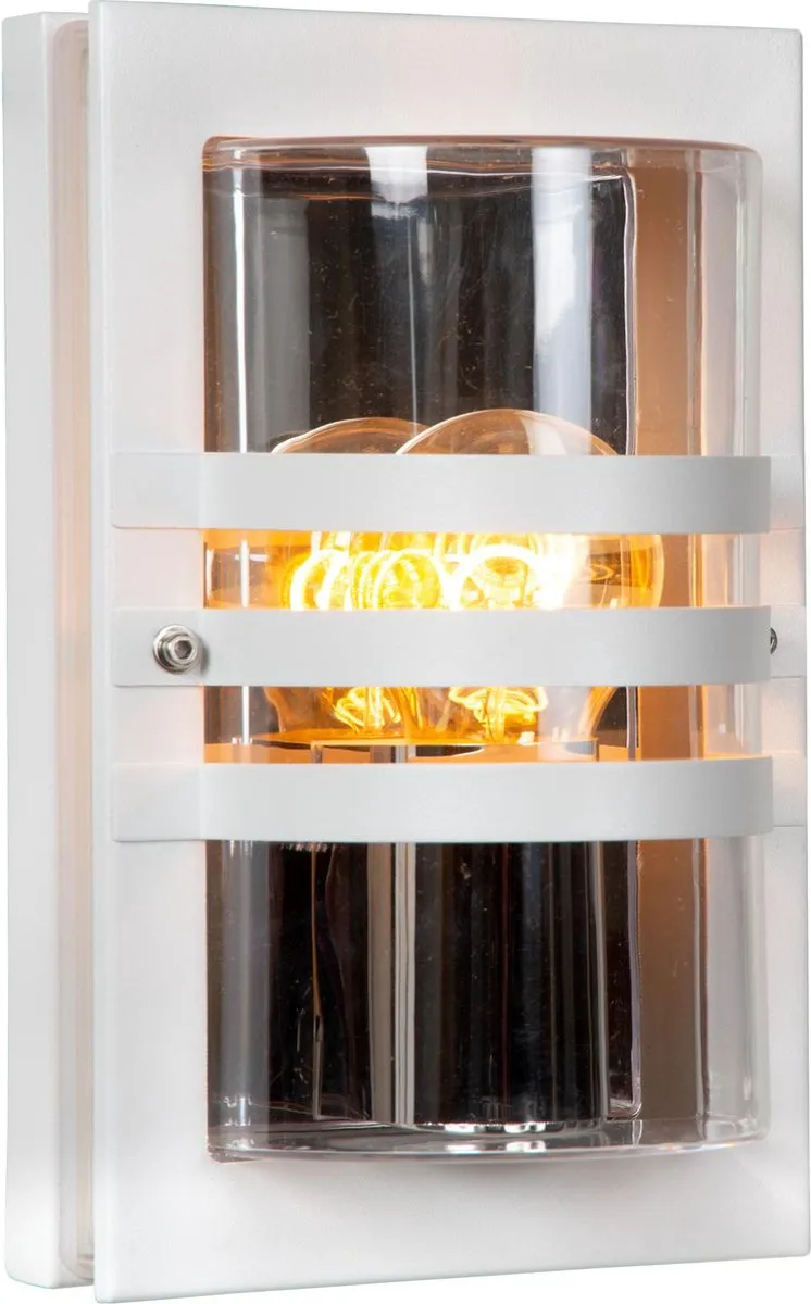 Lucide PRIVAS Wandlamp E27 IP44 - Wit