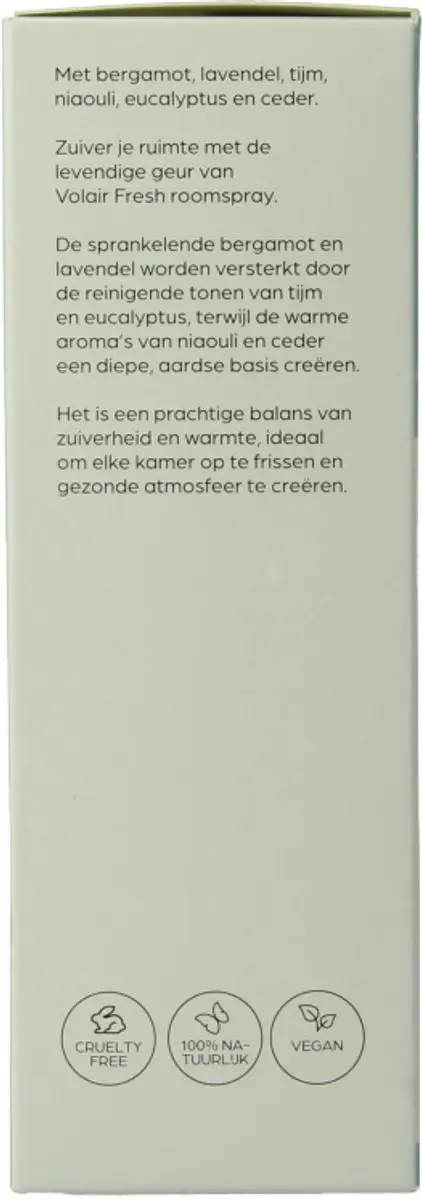 Volatile Roomspray Volair Fresh 100ml - 100 Stuks