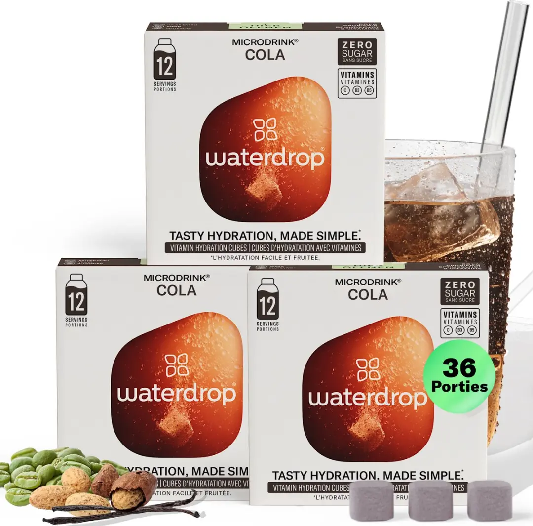 Waterdrop Cola Bruistabletten Suikervrij 36 Stuks