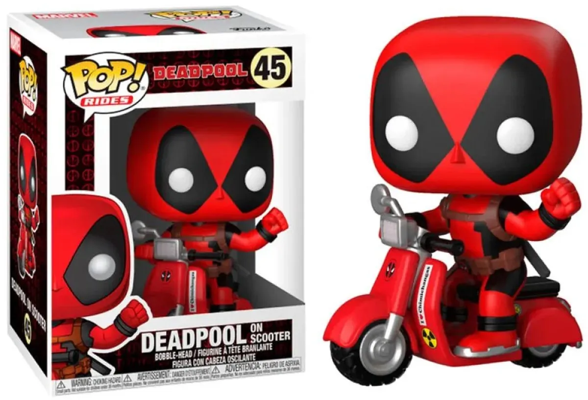 Funko Pop! Deadpool On Scooter #48 - Verzamelfiguur - Multi