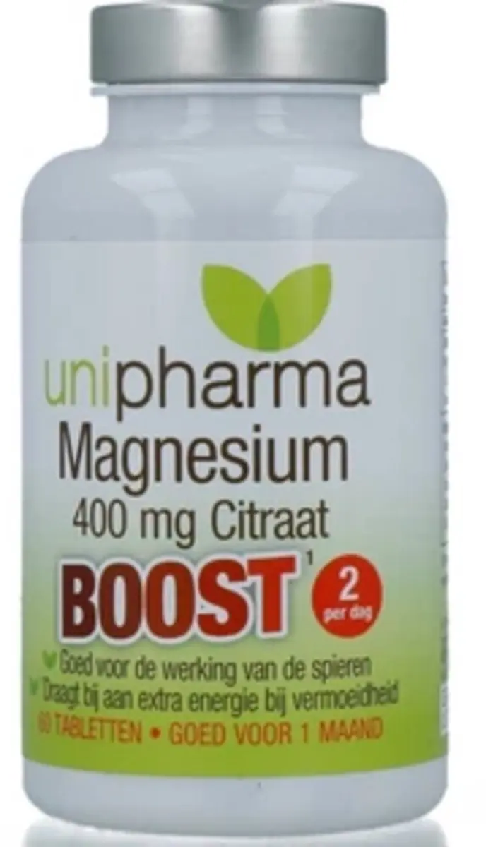 Unipharma Magnesium 400mg Tabletten - 60 Stuks
