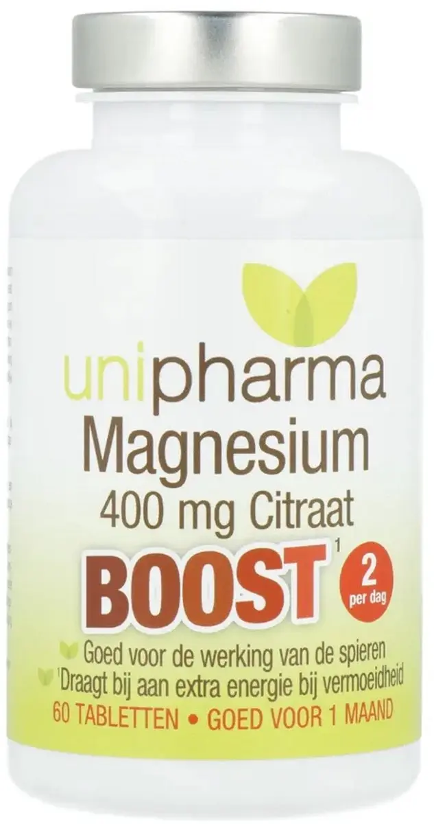 Unipharma Magnesium 400mg Tabletten - 60 Stuks