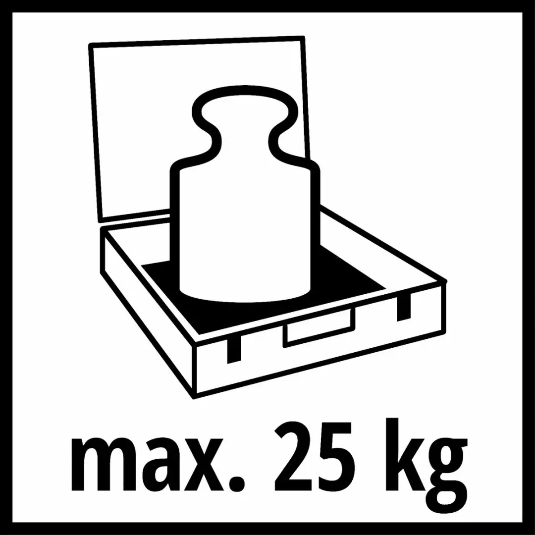 Einhell E-Case S-F SEALED Koffer 25kg - IP65 - Rood/Zwart - afbeelding 6 van 6