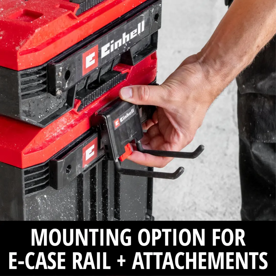 Einhell E-Case S-F SEALED Koffer 25kg - IP65 - Rood/Zwart