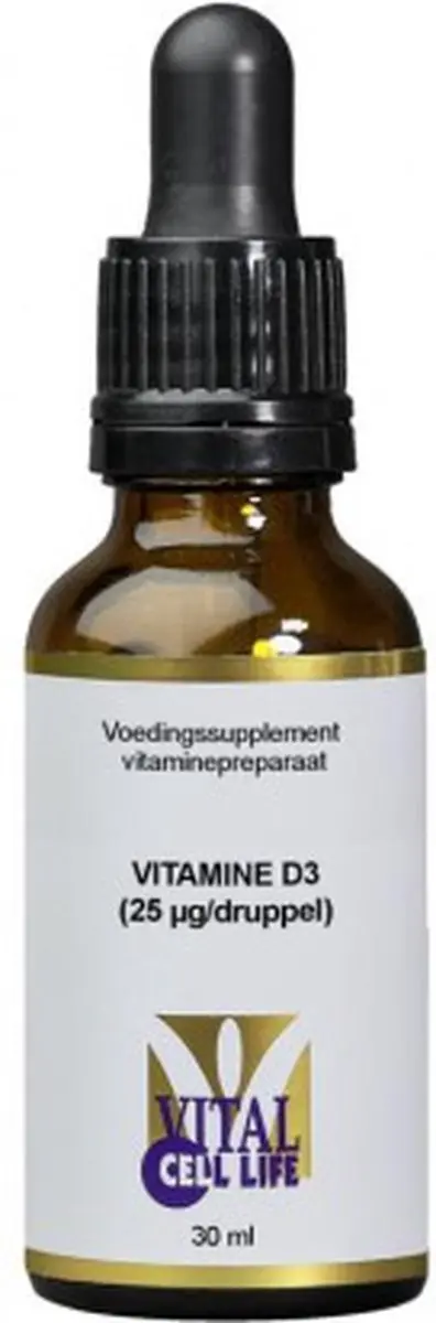 Vital Cell Life Vitamine D3 25mcg Druppels 30ml
