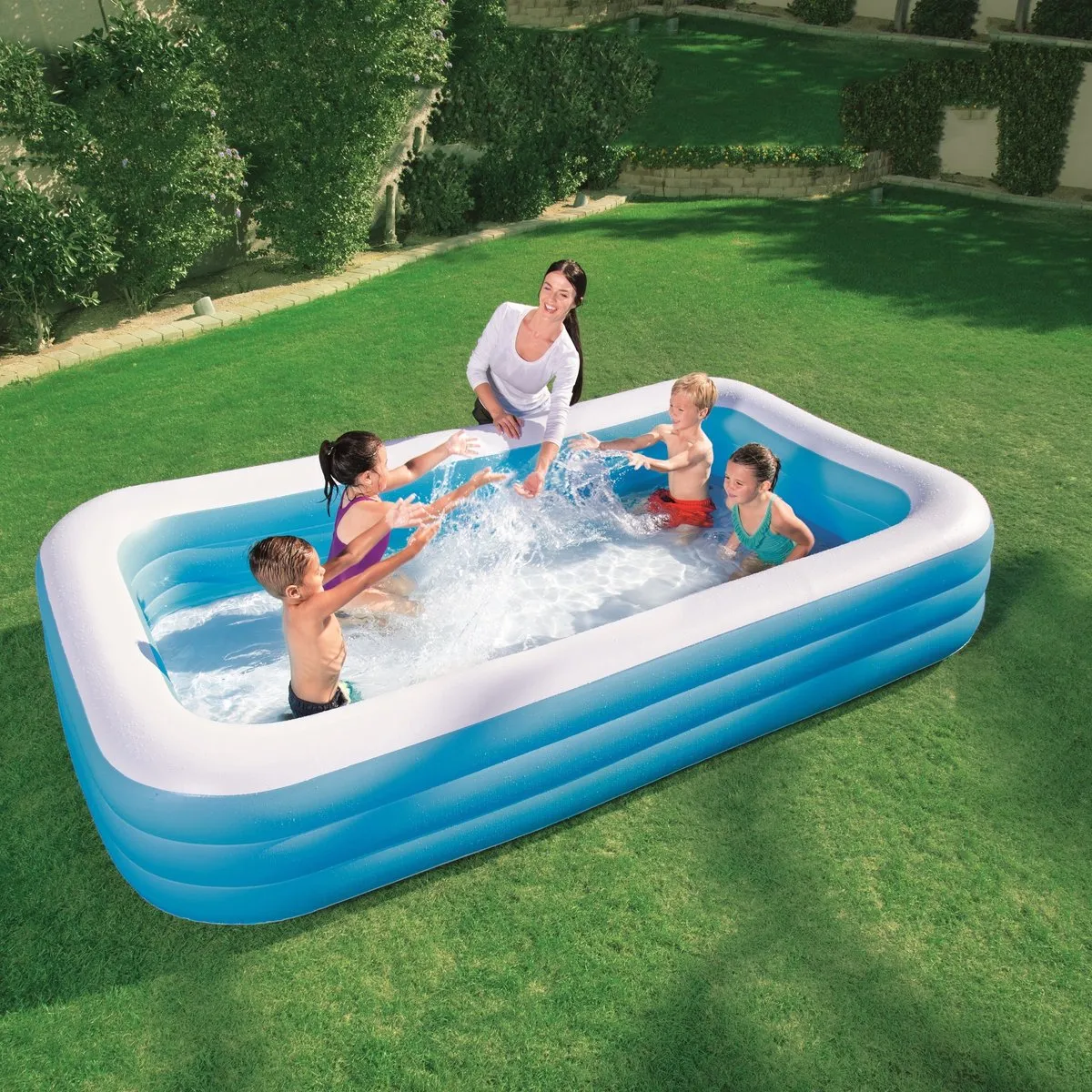 Bestway Deluxe Familiezwembad 305x183cm - Blauw