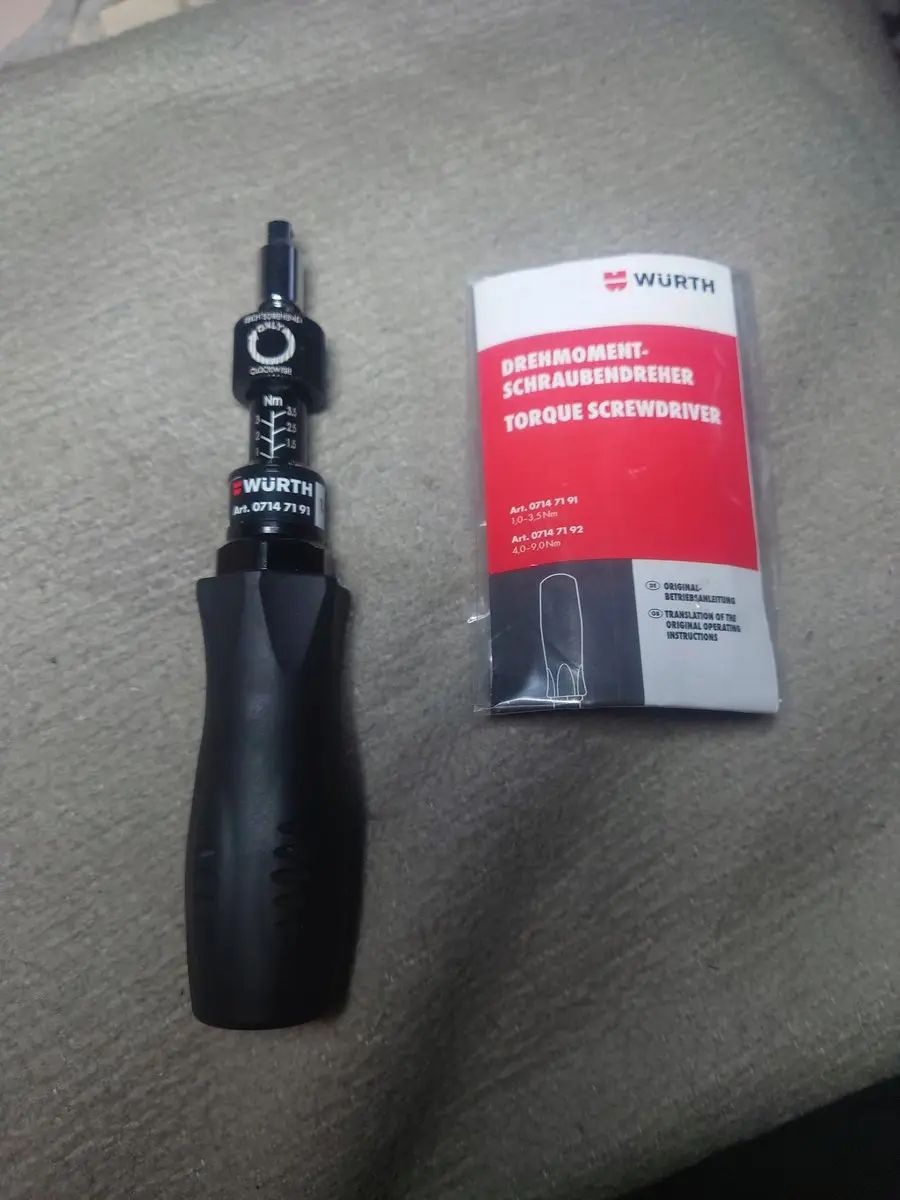Würth Dynamometrische Schroevendraaier 1/4" 1,0-3,5 Nm
