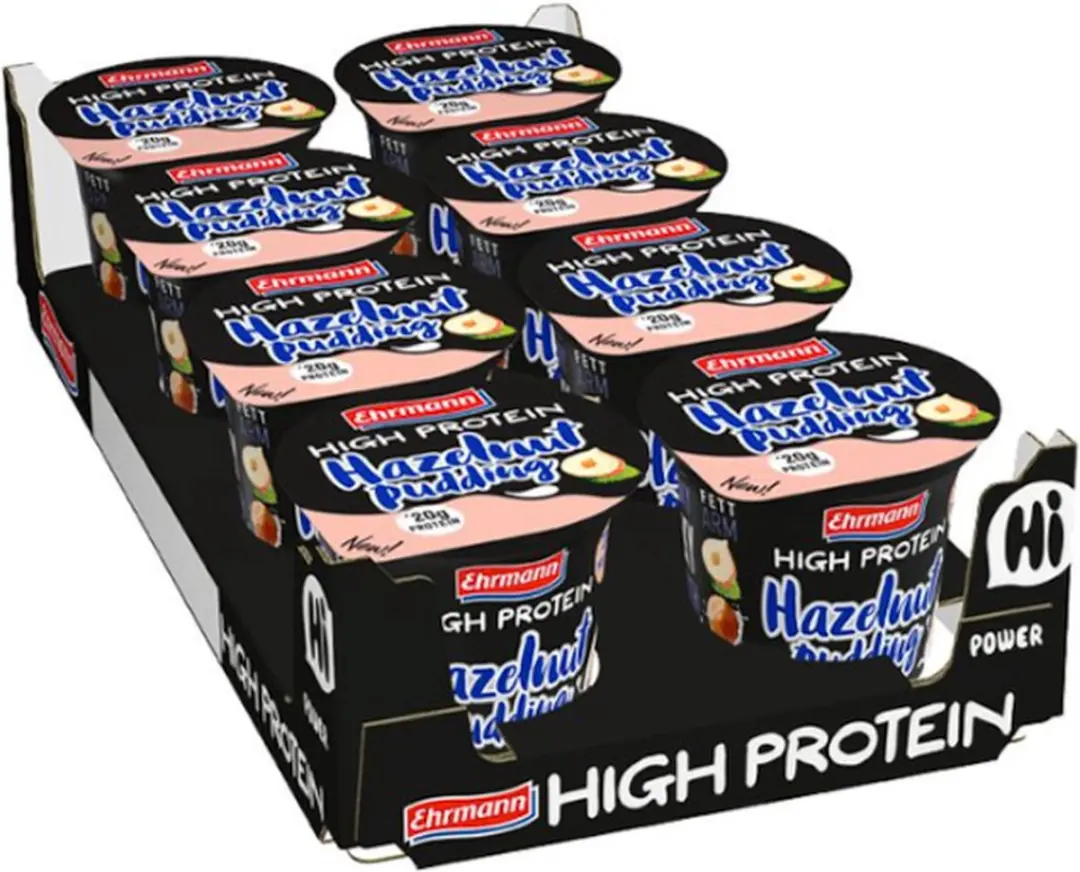 XXL Nutrition Ehrmann High Protein Pudding Hazelnoot 8 Stuks