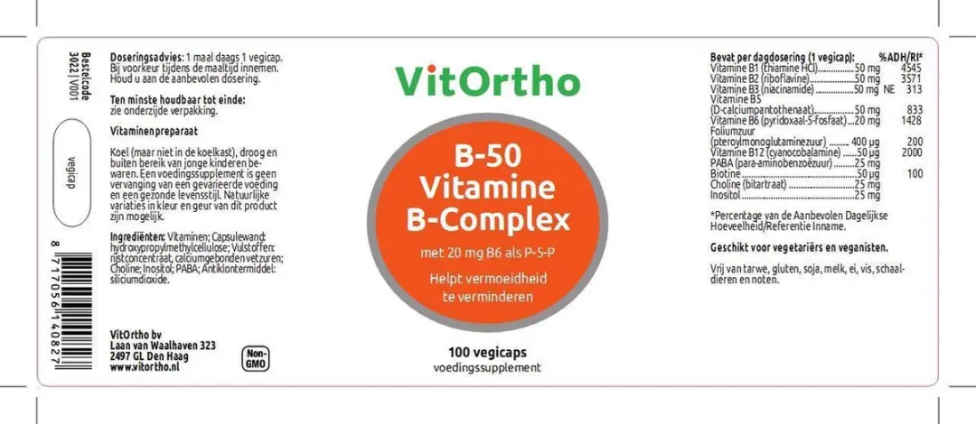 VitOrtho B50 Complex 100 Vegicaps