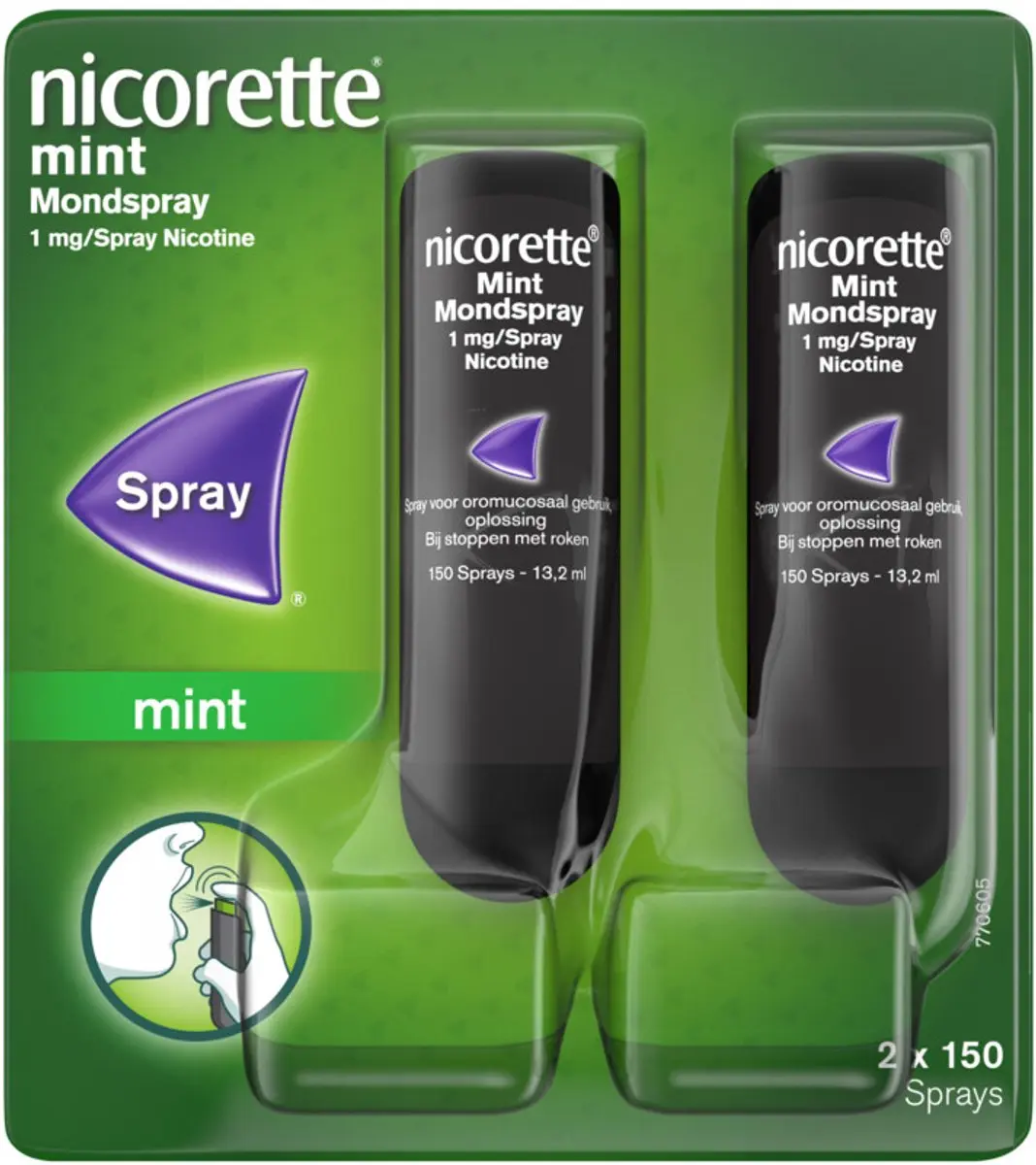 Nicorette Mint Mondspray 1mg