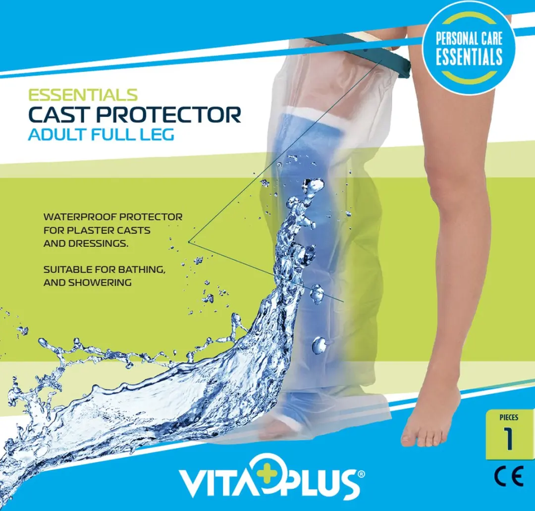 Vitaplus Essentials Cast Protector Adult Full Leg - 1 Stuk