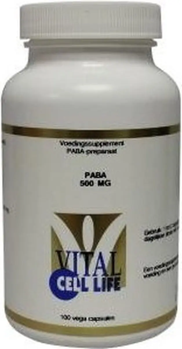 Vital Cell Life PABA Capsules 100 Stuks - 100mg