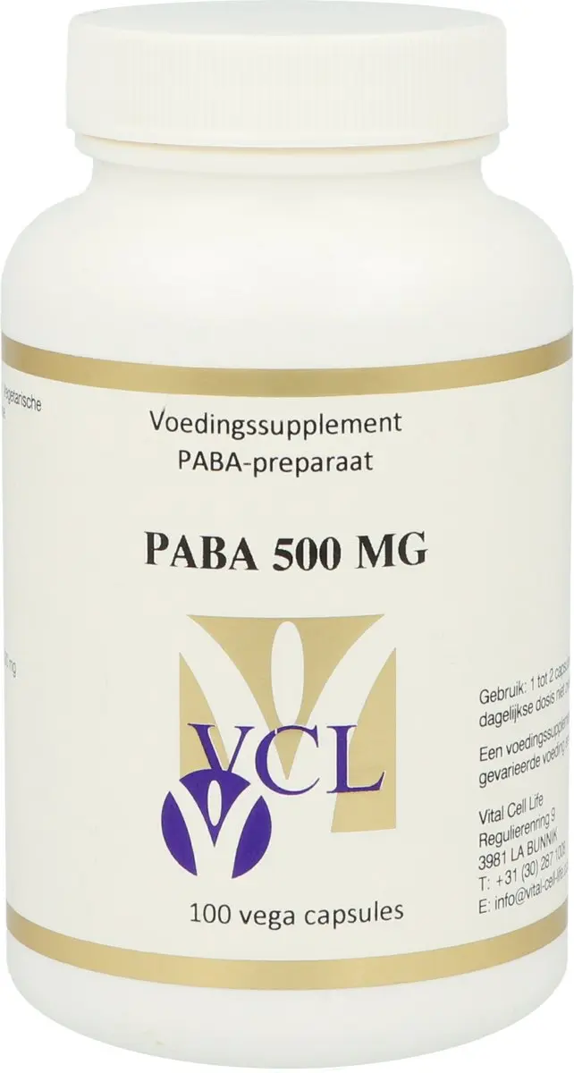 Vital Cell Life PABA Capsules 100 Stuks