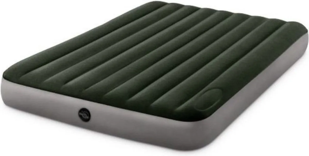 Intex Downy Luchtbed 2 Persoons - 203x152x25cm Groen - afbeelding 6 van 6