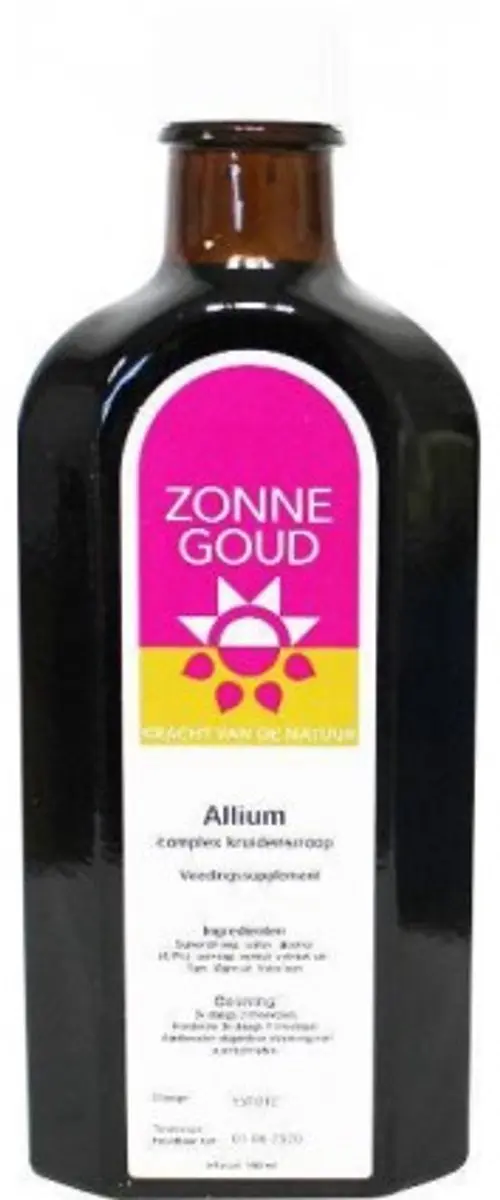 Zonnegoud Allium Siroop 150ml