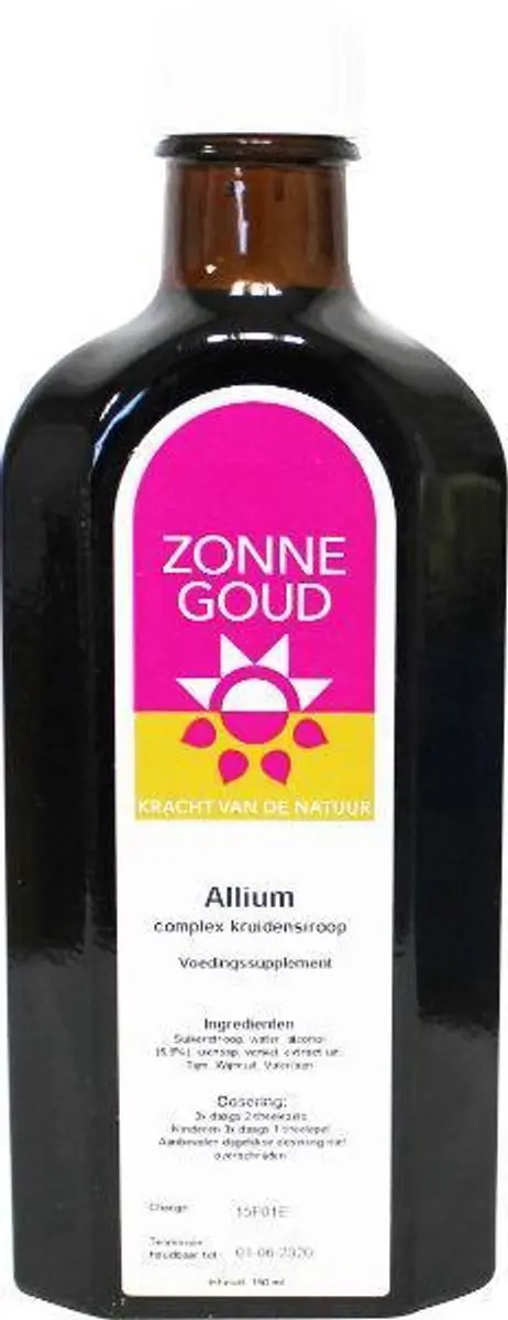 Zonnegoud Allium Siroop 150ml