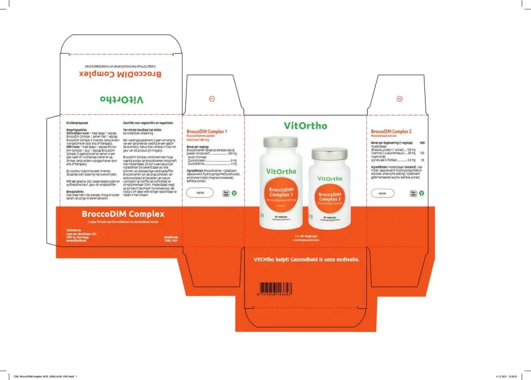 VitOrtho BroccoDIM Complex 120 Capsules