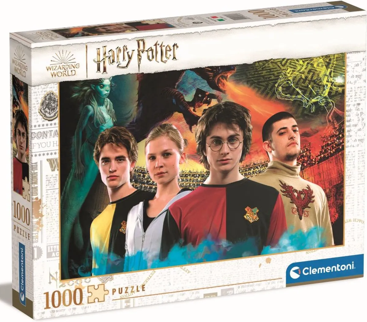 Clementoni Harry Potter Puzzel 1000 Stukjes - Multicolor - afbeelding 4 van 5