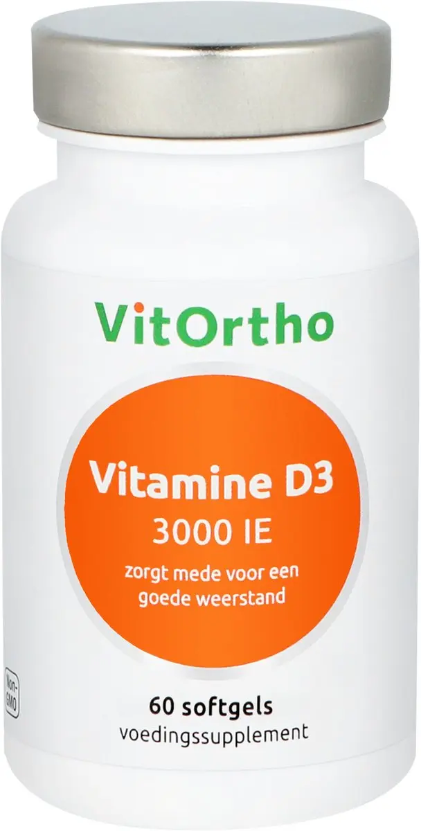 VitOrtho Vitamine D3 3000 IE - 60 Softgels
