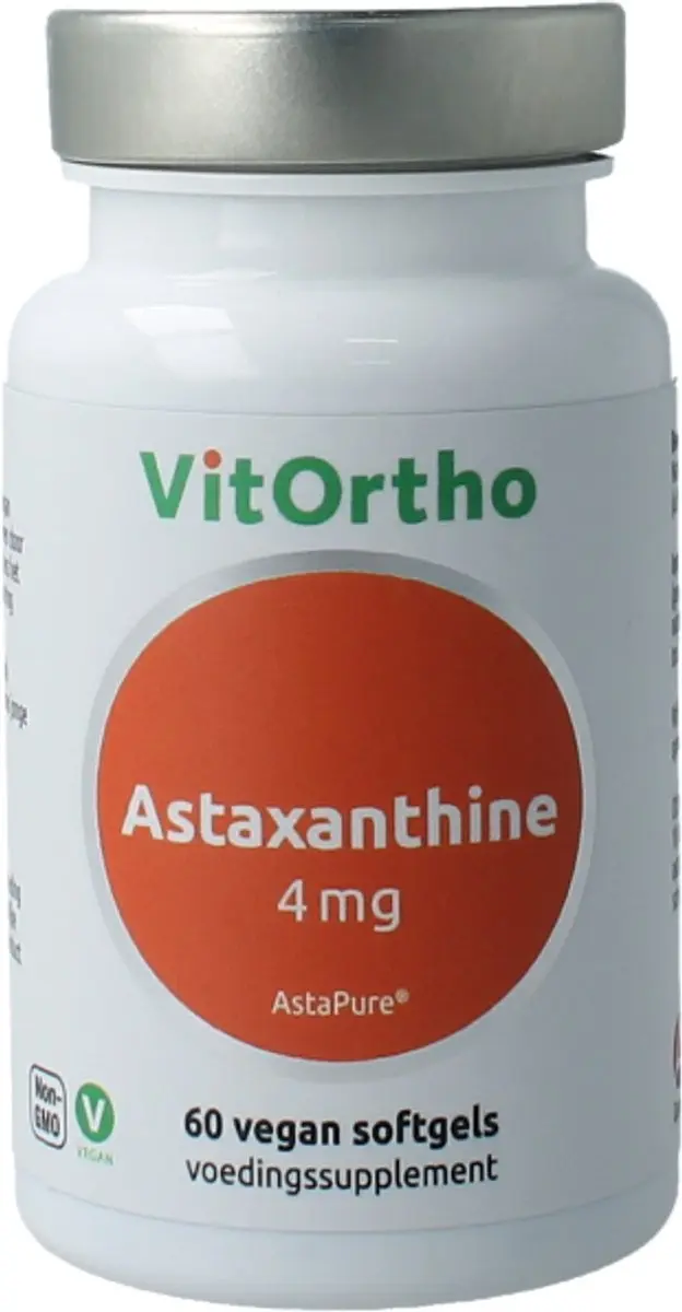VitOrtho Astaxanthine 4mg Softgels - 60 Stuks