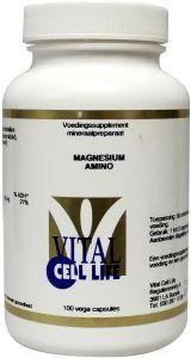 Vital Cell Life Magnesium Amino 100mg - 100 Capsules