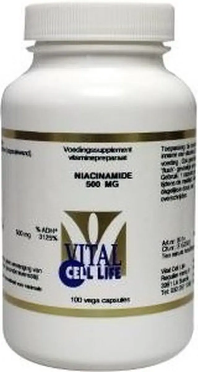 Vital Cell Life Niacinamide 100mg - 100 Stuks
