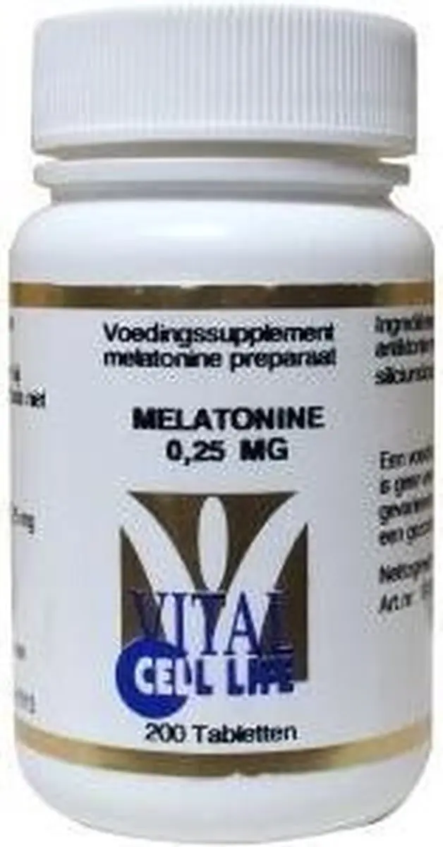 Vital Cell Life Melatonine 0.25mg 200 Tabletten