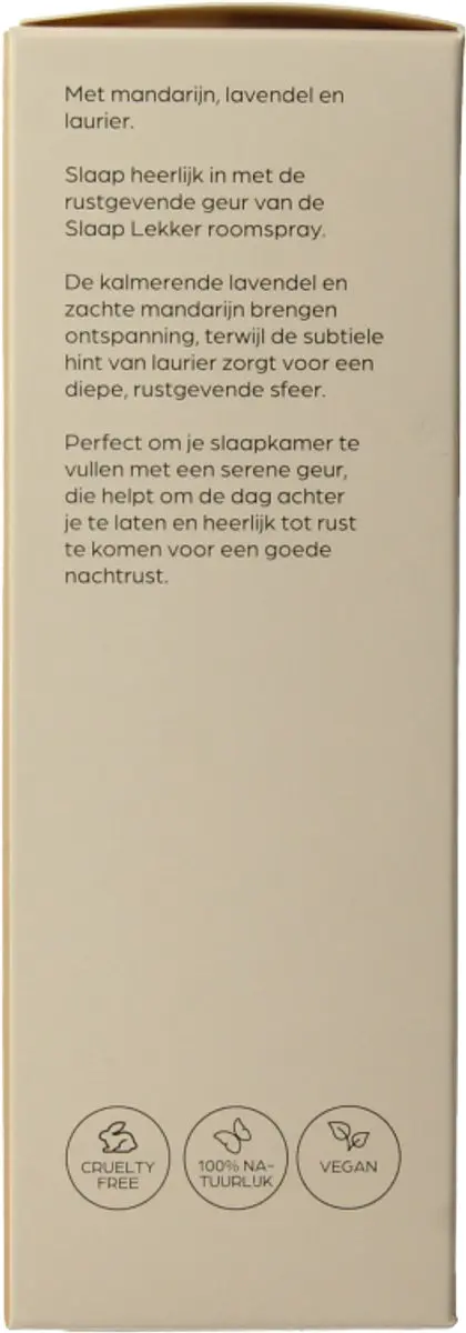 Volatile Roomspray Slaap Lekker 100ml
