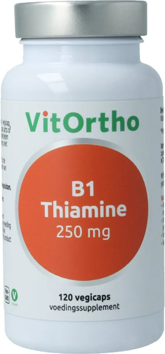 VitOrtho B1 Thiamine 250mg 120 Vegetarische Capsules
